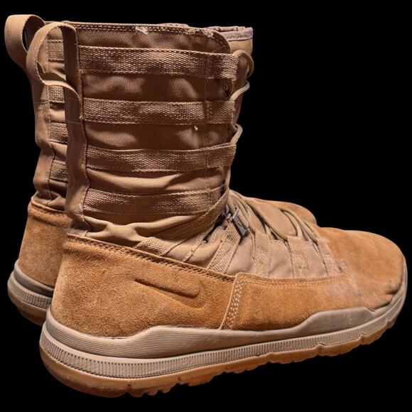 NIKE SFB Gen 2 8" Mens 15 Tactical Boots Coyote Tan Military Combat Suede READ - Picture 5 of 14